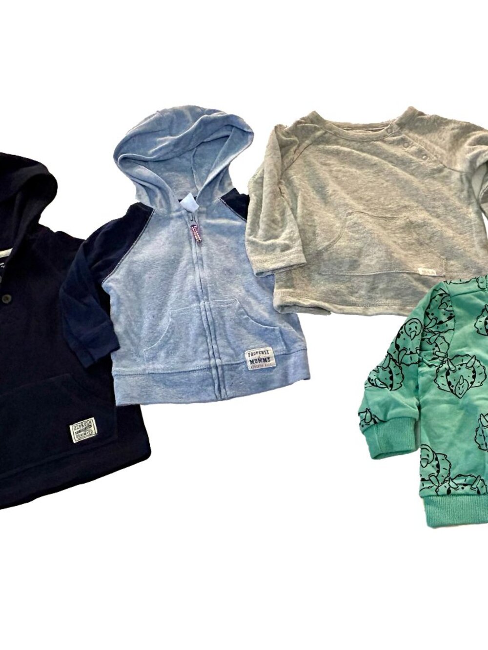 6-9 month Baby Toddler Tops Shirts Clothes 4 pieces Fall New and Excellent Cond.
